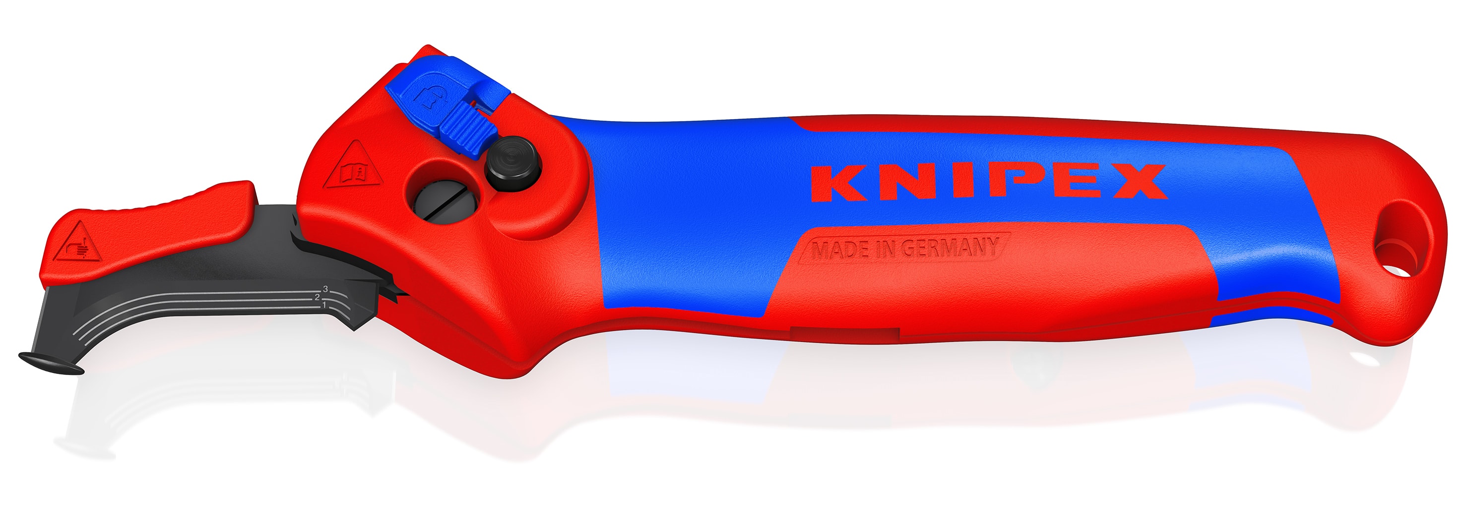KNIPEX 16 50 145 SB 棘輪電纜脫皮刀(三角度)