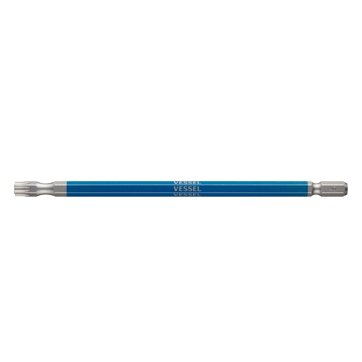 VESSEL GSVT40LH 剛彩有孔星型批咀 T40H x 150mm(正面)