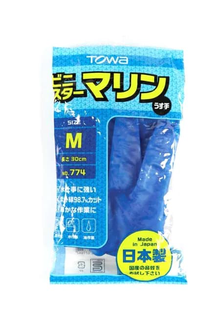 TOWA 東和 No.774 薄身防油膠手套 中碼 (M) 30.0cm