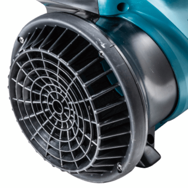 Makita UB004GZ 立體進氣口特寫,減低落葉及碎屑堵塞風道的風險