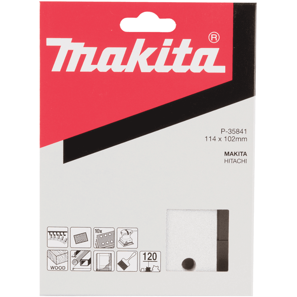 Makita 牧田 P-35841 砂紙(魔術貼) W114 X 102MM G120