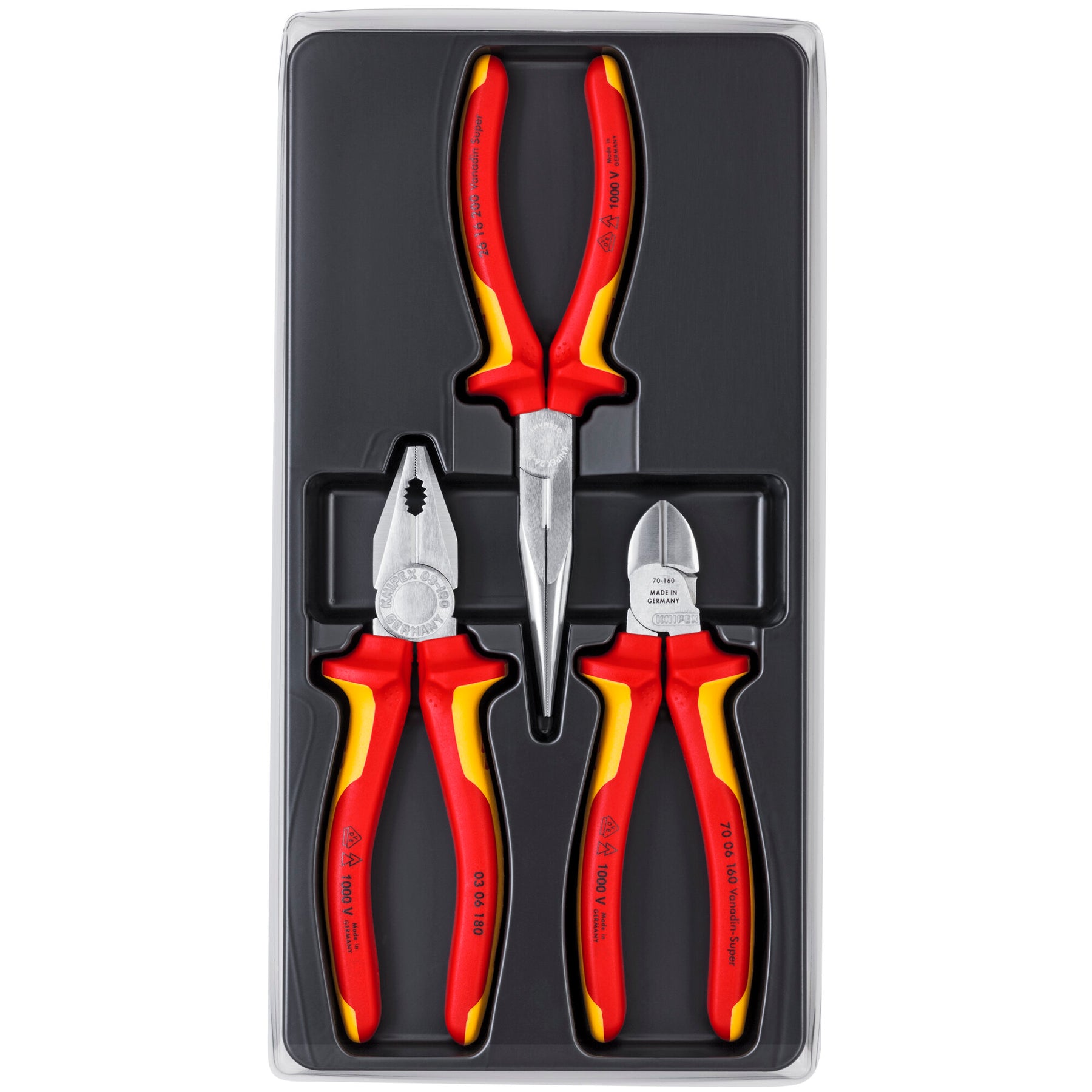 KNIPEX 絕緣工具套裝 (3件裝)