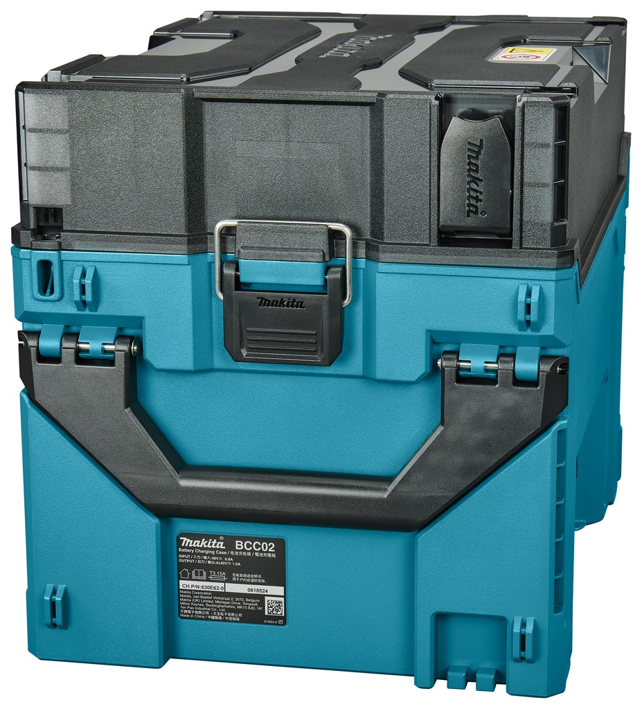 Makita BCC02 電池充電箱(斜側面)