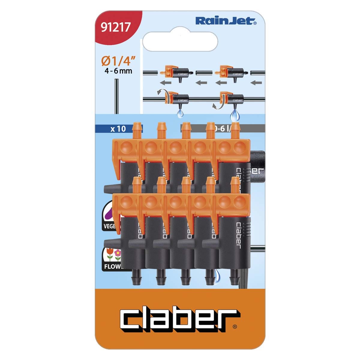 CLABER 91217 迷你滴水器(包裝)