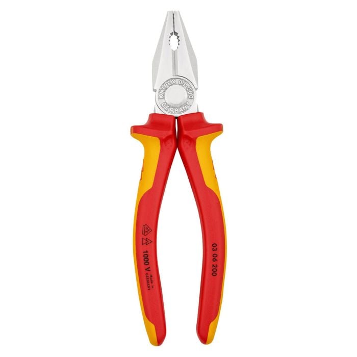 KNIPEX 絕緣柄 多用途電工鉗 200mm