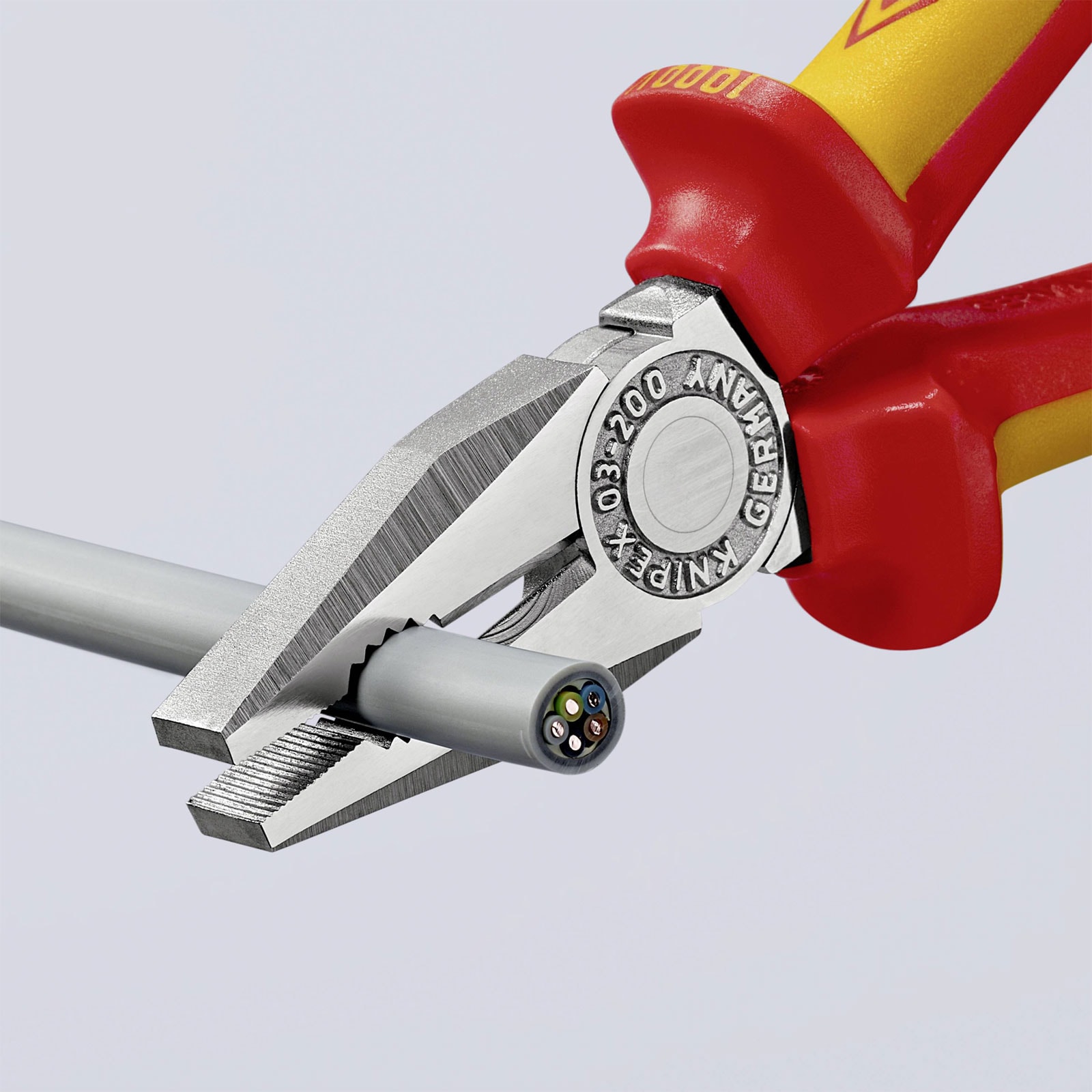 KNIPEX 絕緣柄 多用途電工鉗 200mm