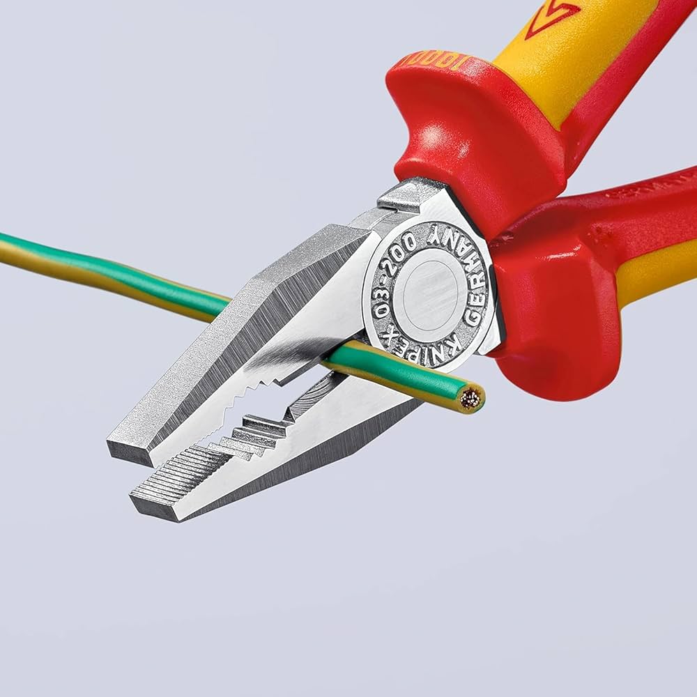 KNIPEX 絕緣柄 多用途電工鉗 200mm