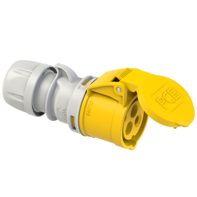 CEE 213-4 工業插座 16A 3針 110V(三側面)