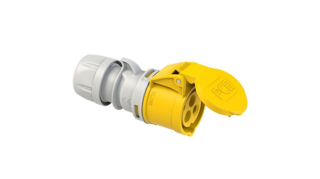 CEE 213-4 工業插座 16A 3針 110V(三側面)