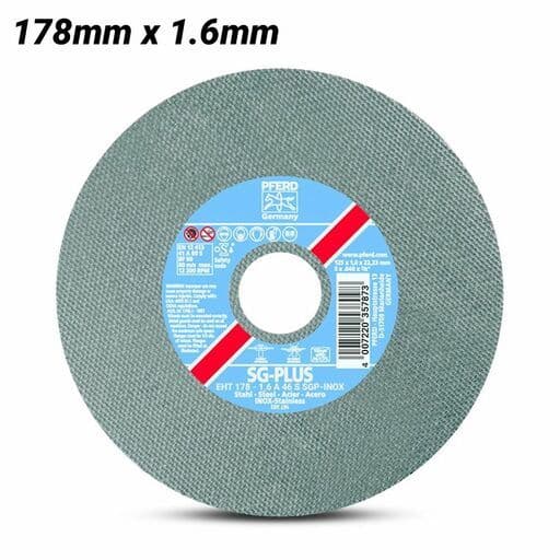 7" Ultra-thin Stainless Cutting Disc 178x1.6x22.2