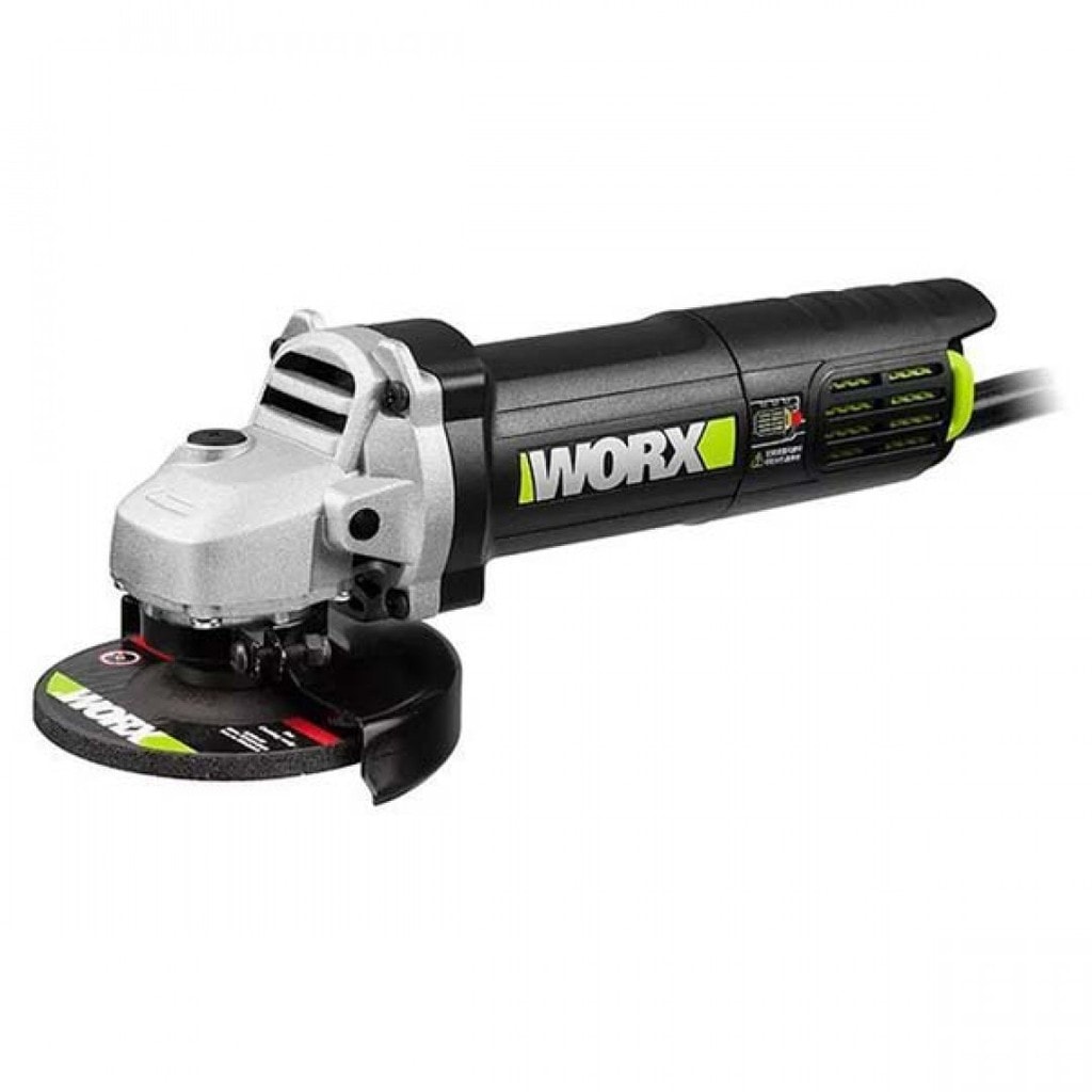 WORX 威克士 WU800A 110V 720W 100mm 角磨機主機,配防護罩及砂輪片