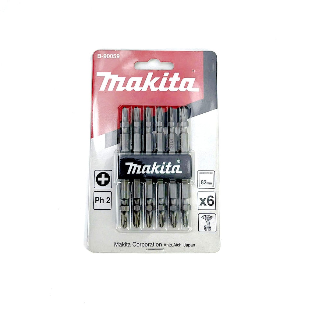 Makita B-90059 纖巧形錐頭82mm PH2 螺絲批頭套裝(正面)