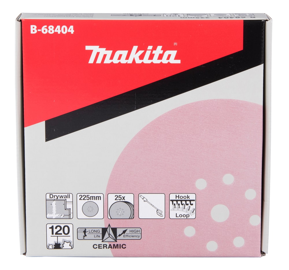 牧田 B-68404 砂光碟 225MM G120(包装盒)