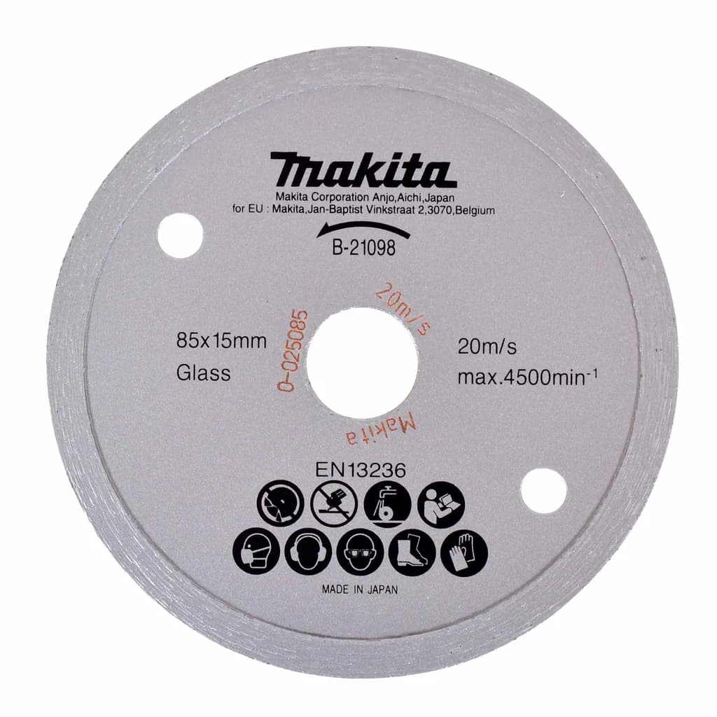 Makita 牧田 B-21098 金鋼石鋸片85MM(濕式玻璃用)