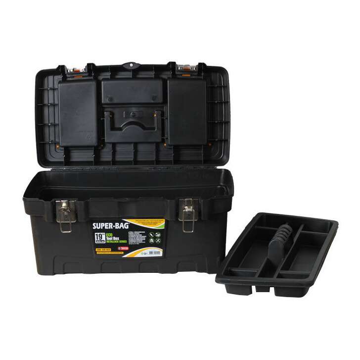 SUPER-BAG ASR-5029 19吋黑色鐵扣工具箱(含托盤)
