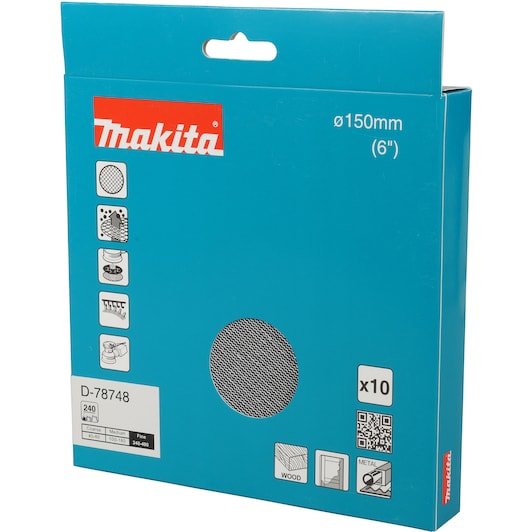 Makita D-78748 網磨盤 150mm A240(包裝三面)
