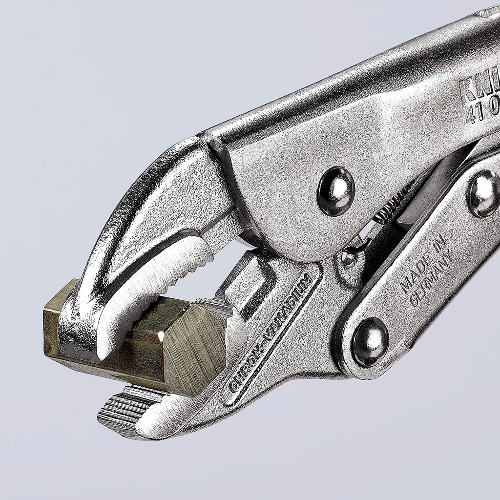 KNIPEX 41 04 180 灣咀大力鉗(鉗頭細節)
