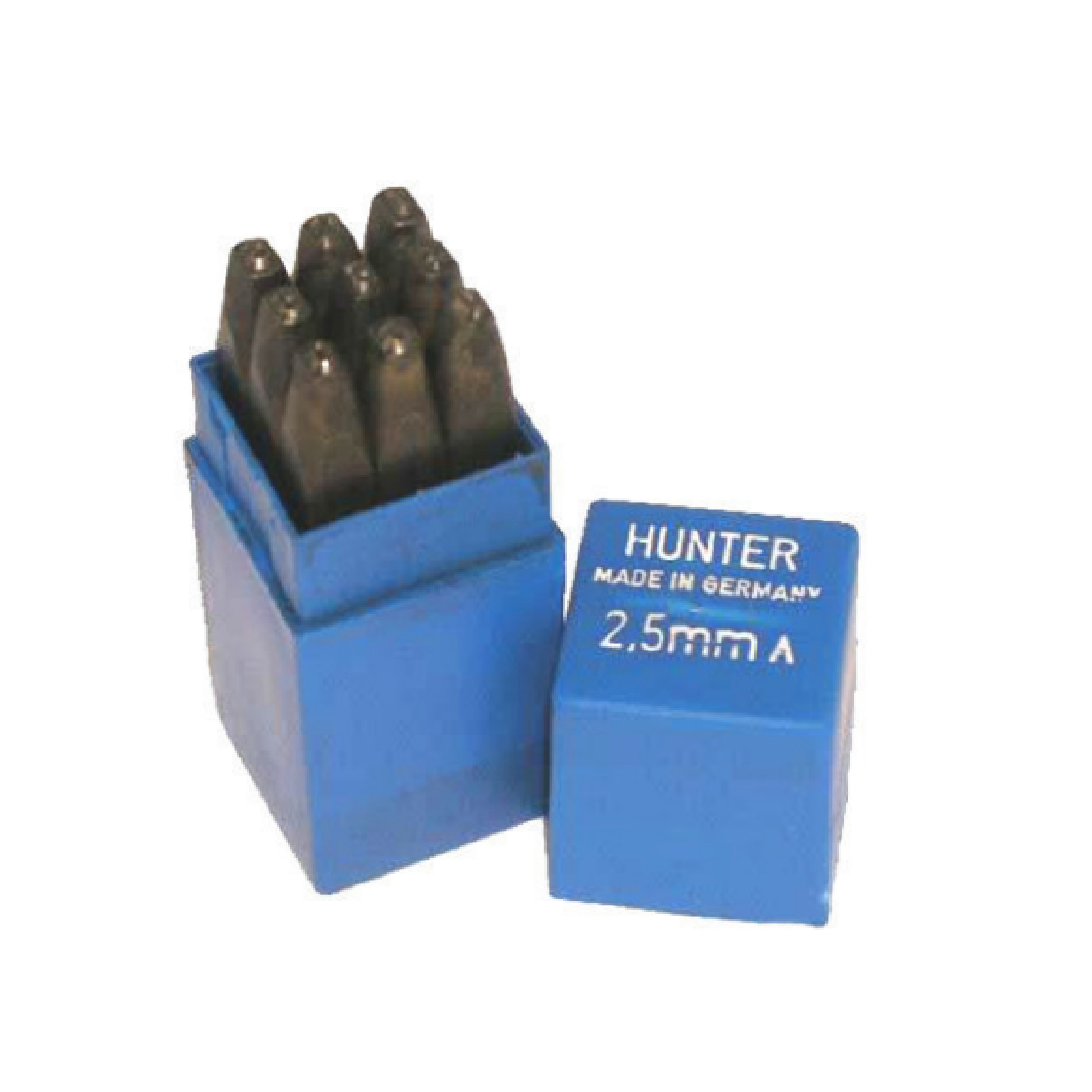 HUNTER HUNNP025 鋼字鑿(數字 0-9)2.5mm(三側面)