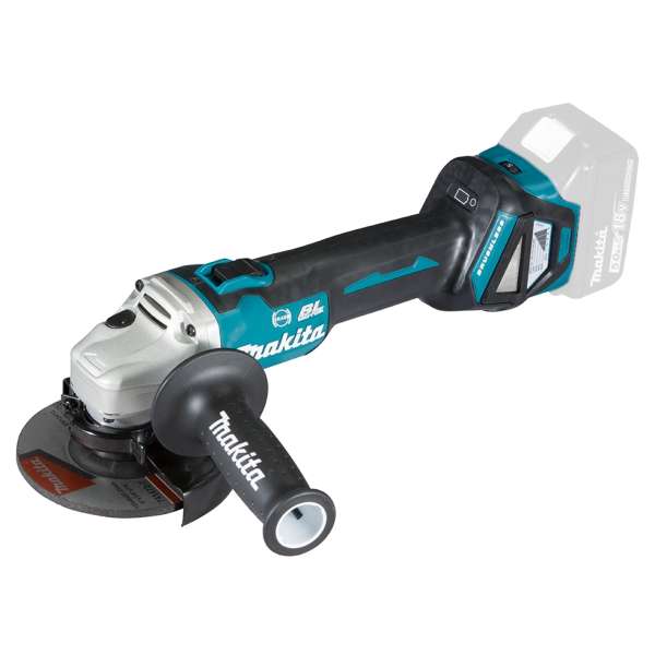 Makita 牧田 DGA513Z 18V 充電式角向磨光機 125mm 淨機產品圖