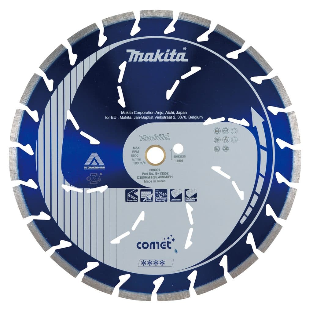Makita 牧田 B-13493 金鋼石鋸片350(藍)