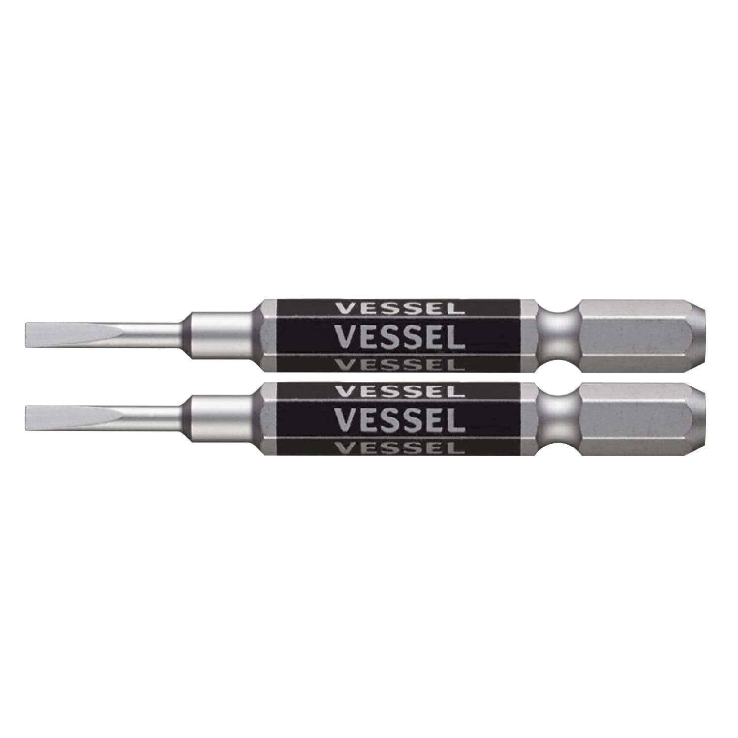 VESSEL GS16PL25 剛彩單頭一字批咀 2.5mm(-) x 65mm (2枝裝)