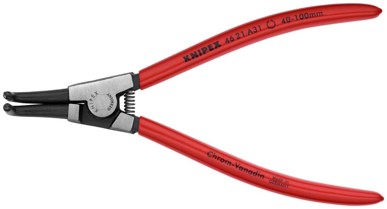 KNIPEX 46 21 A31 外曲介子鉗(正面)