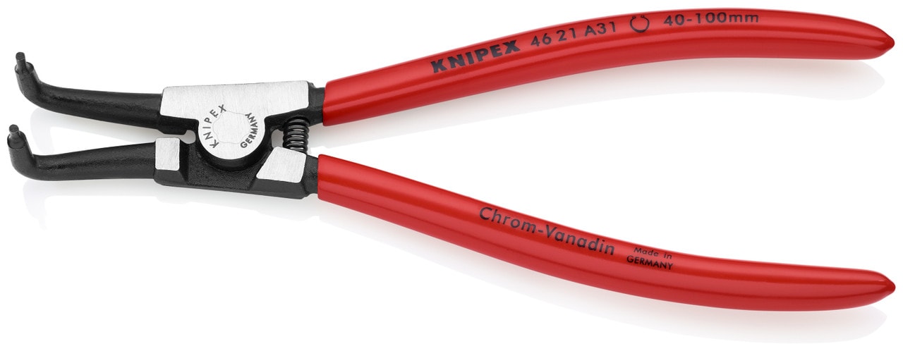 KNIPEX 46 21 A31 外曲介子鉗(斜角)