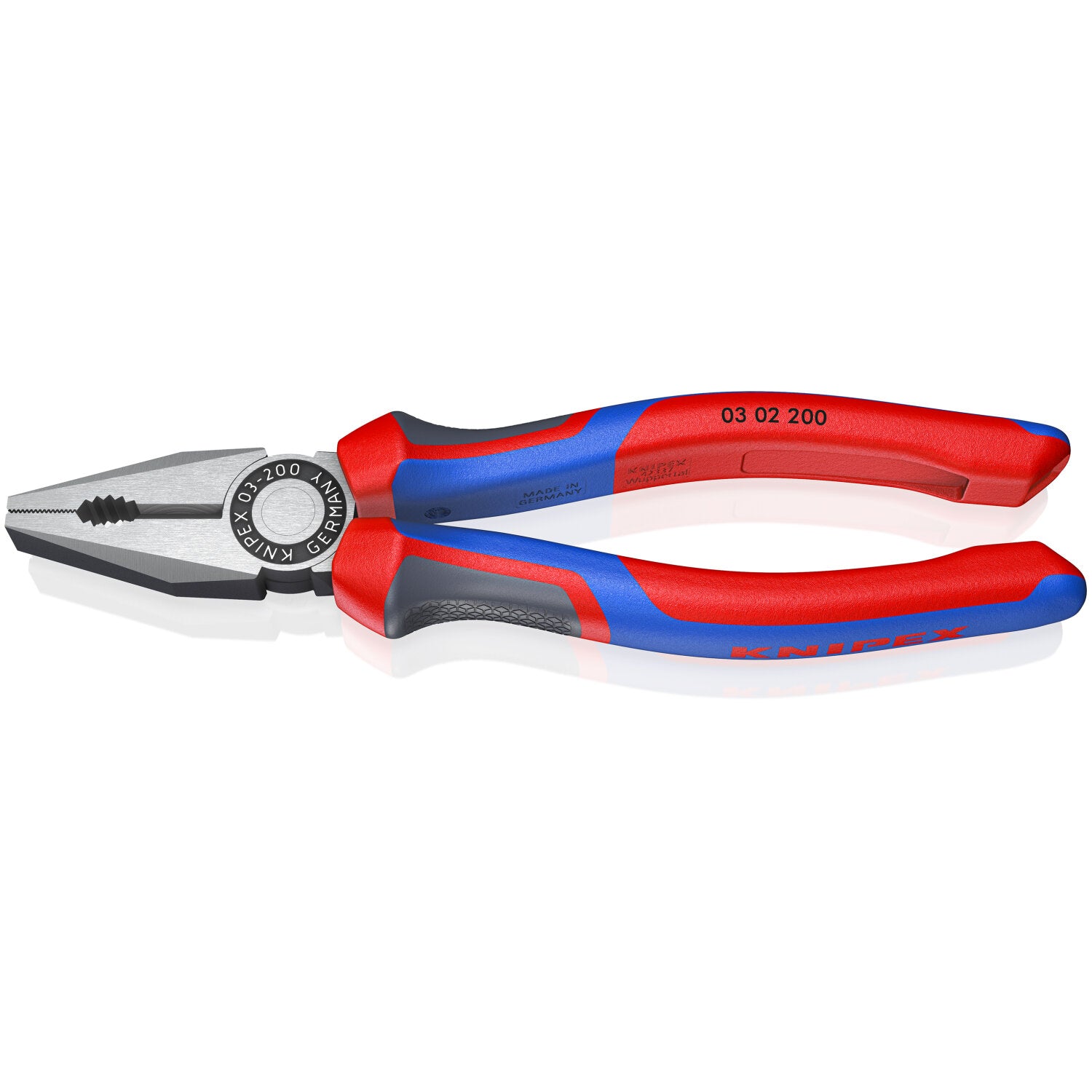 KNIPEX 厚膠柄 多用途電工鉗 200mm