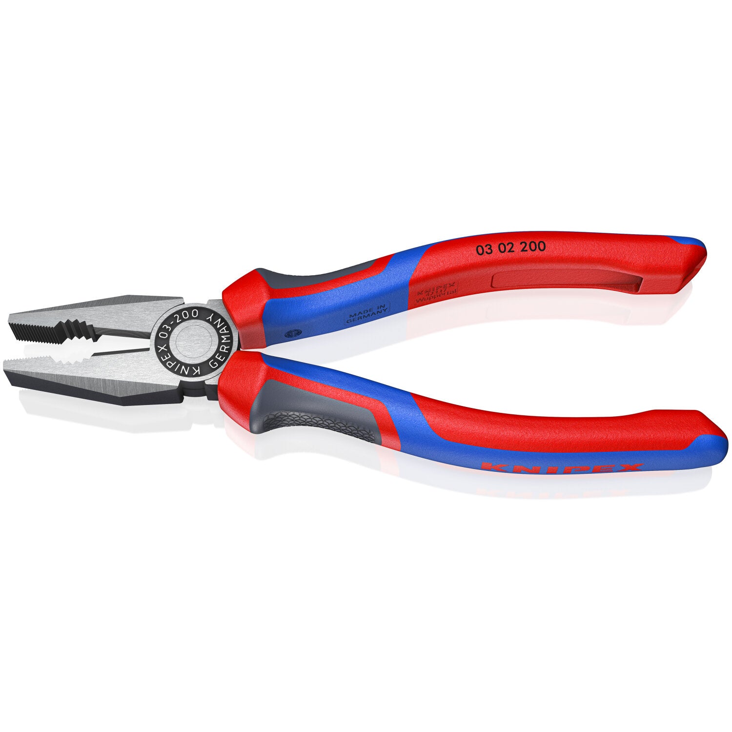 KNIPEX 厚膠柄 多用途電工鉗 200mm