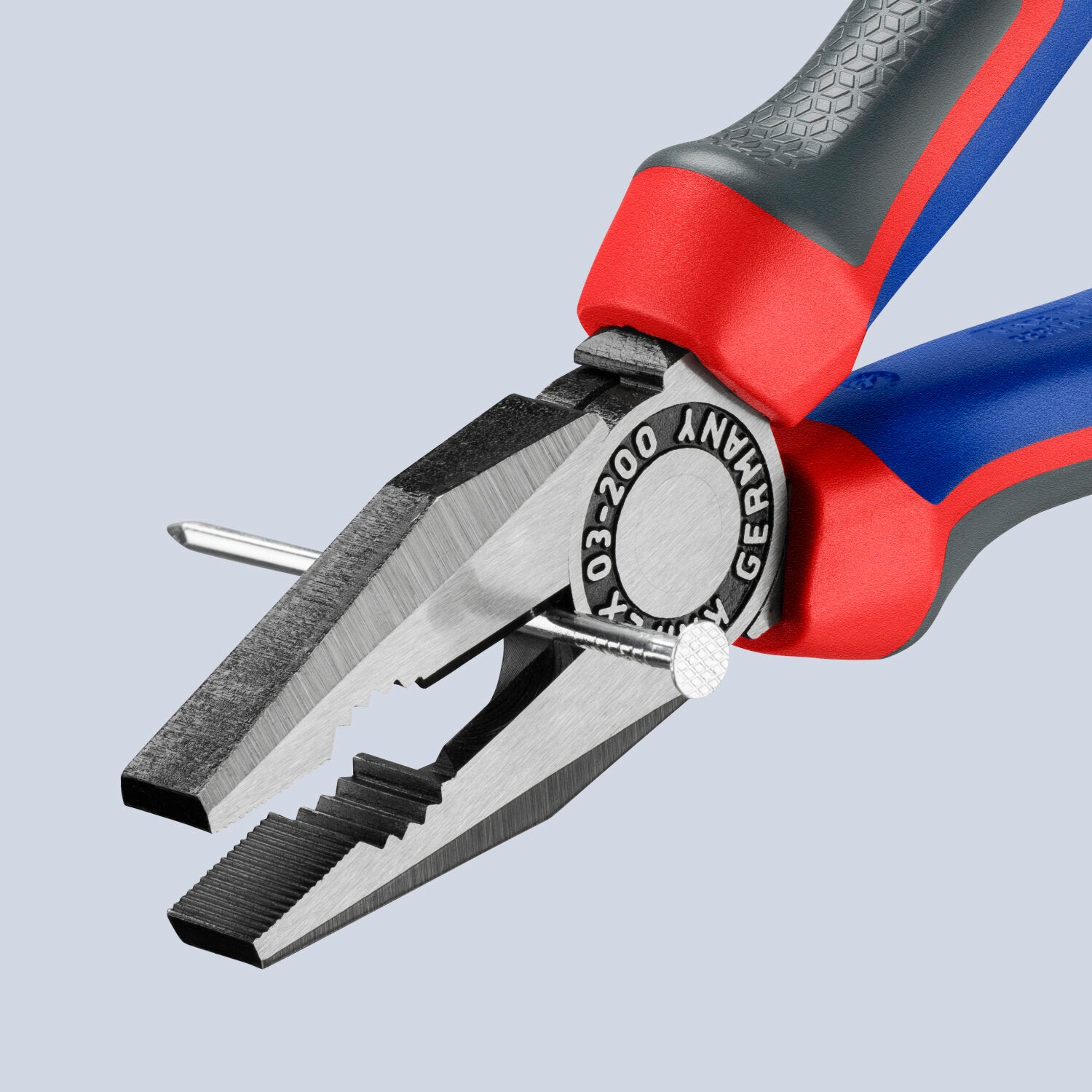 KNIPEX 厚膠柄 多用途電工鉗 200mm