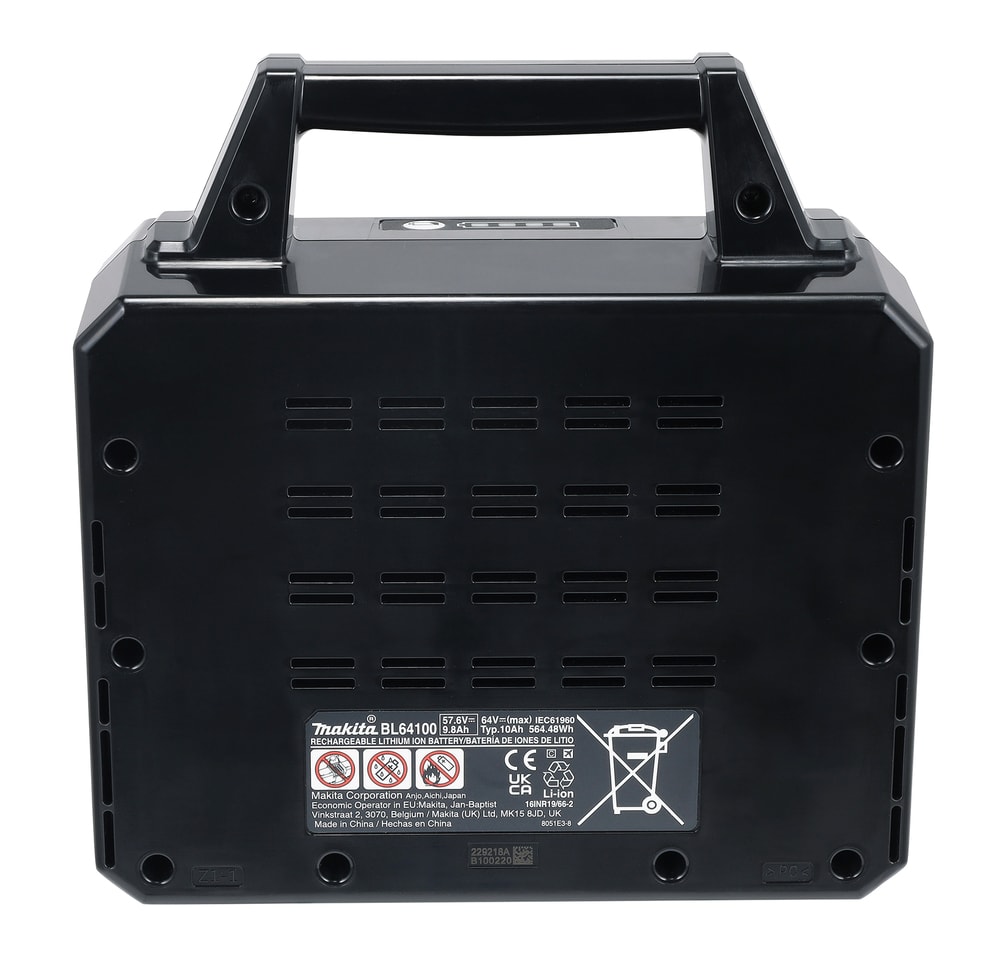 Makita BL64100 64V 10Ah 鋰電池(背面)