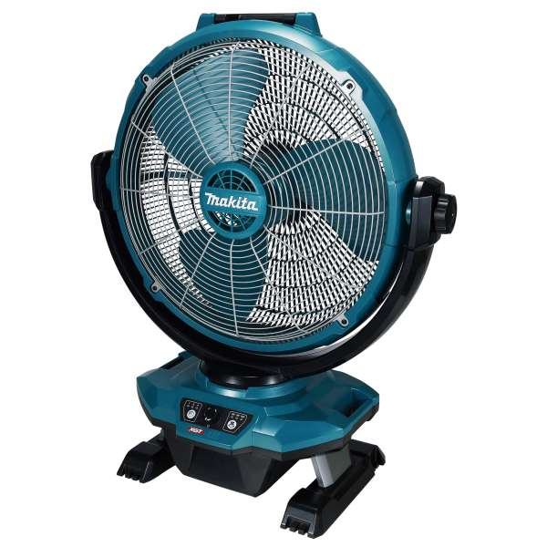 Makita CF003GZ 40V/18V/AC 充電式風扇淨機正面斜角產品圖