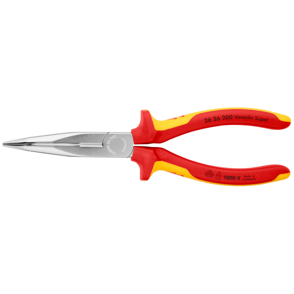 KNIPEX 26 26 200 絕緣柄尖咀鉗(正面)
