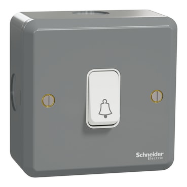 Schneider Electric ESMT31_BP 單位門鐘按手掣斜前方