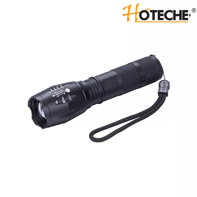 Rechargeable Zoom LED Flashlight 260lm