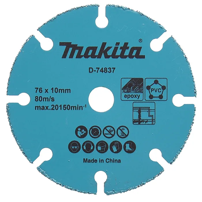 牧田 D-74837 硬質合金鋸片 76X10MM(正面)
