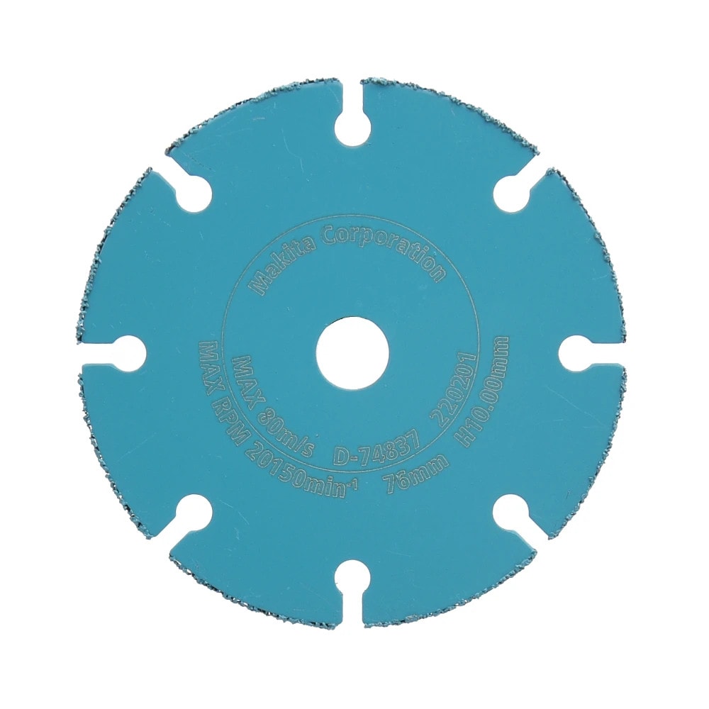 牧田 D-74837 硬質合金鋸片 76X10MM(背面)