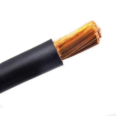 積高 XMWCB25 黑色橡膠焊線 25mm²(銅芯細節)