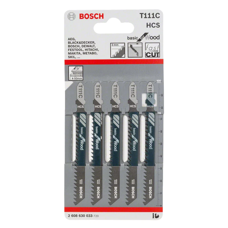 Bosch T111C 積梳鋸片(包裝正面)