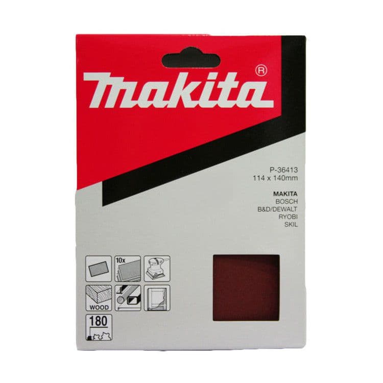 Makita 牧田 P-36413 砂紙 114 X 140MM G180