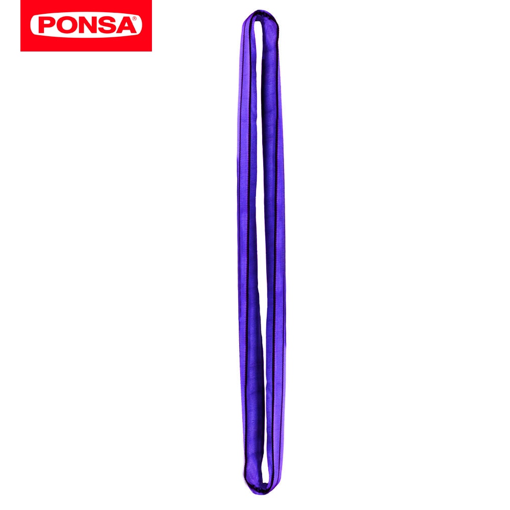 PONSA 紫色圓形吊貨帶(三 quarter)
