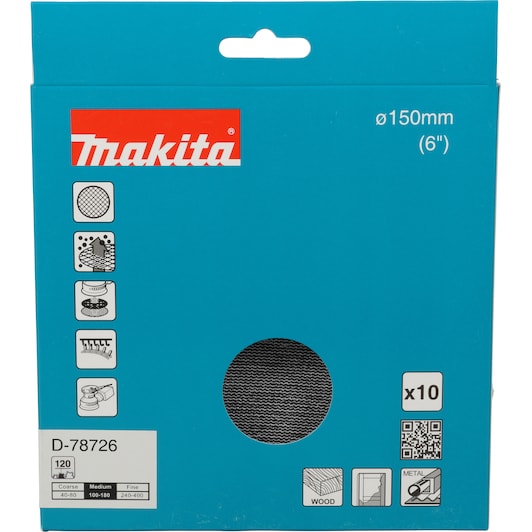 Makita D-78726 網磨盤 150毫米 A120(包裝)