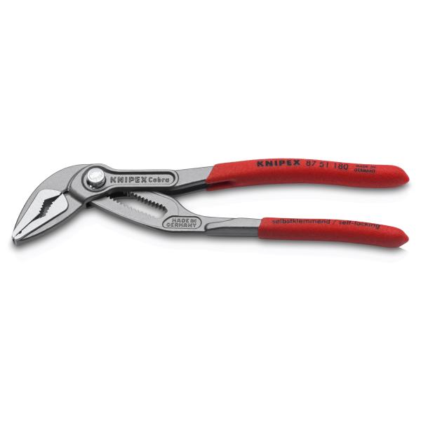 KNIPEX 87 51 180 Cobra 快速調教水泵鉗(正面)