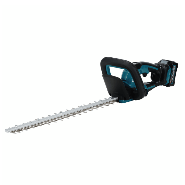 Makita UH020GZ 40V 充電式籬笆修剪機全機外觀,配 500 mm 刀片