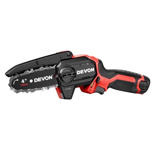 Devon 4560Li-2.0 12V 4in Brushless One-Hand Mini Chainsaw (2x 2.0Ah Battery Kit)