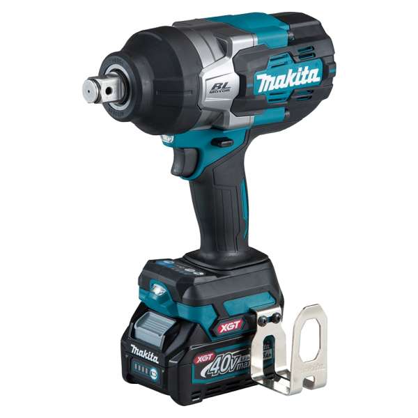 Makita 牧田 TW001GZ 40V 充電式衝擊扳手主體正面產品圖(圖中電池只作示意)