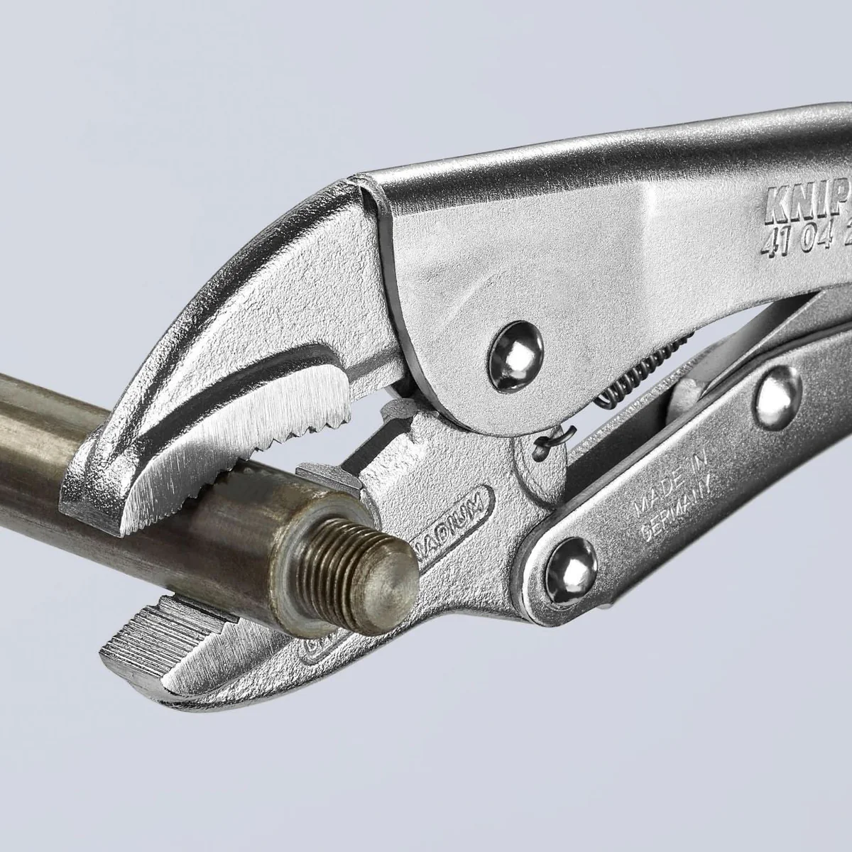 KNIPEX 41 04 250 灣咀大力鉗(鉗口細節)