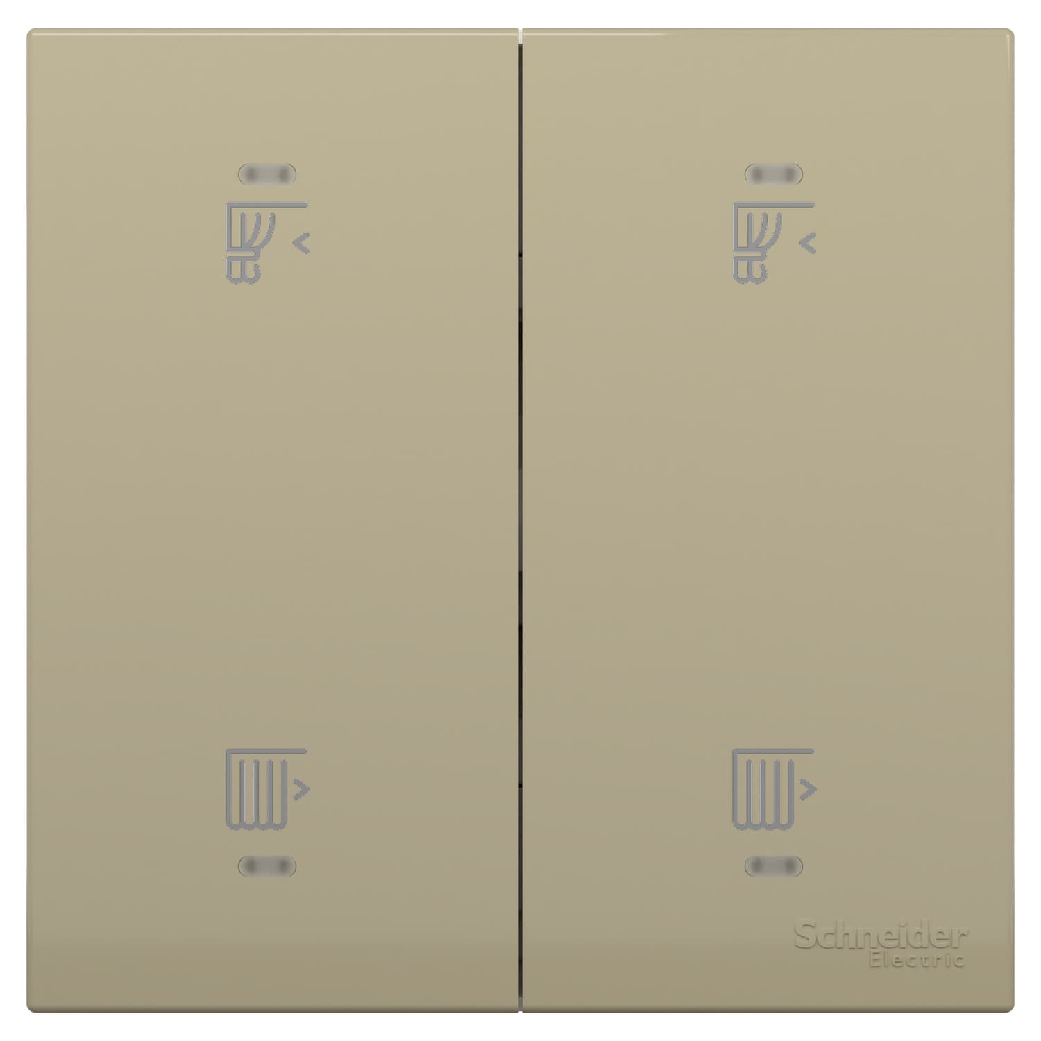 Schneider 施耐德電氣 AvatarOn C 奐然 10A 兩位機械窗簾掣 E8732CF_WG(沉醉金)香港行貨