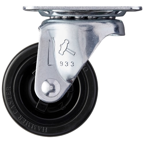 HAMMER 415G-R 50mm 活動黑橡膠腳轆(側面)