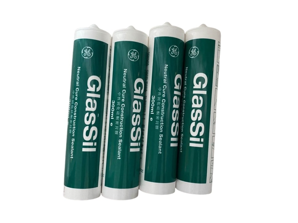 GE GlasSil 中性玻璃膠 透明 300ml(正面)